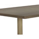 Corina Antique Brass and Antique Brass Bar Table